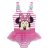 Disney Minnie Striped gyerek fürdőruha, úszó 6 év
