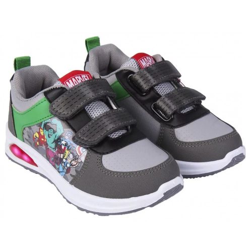 Bosszúállók Grey LED villogó, világító utcai cipő 28