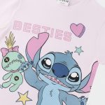 Disney Lilo és Stitch, A csillagkutya Besties gyerek rövid póló, felső 10 év / 140 cm