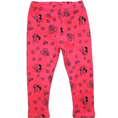 Disney Minnie Strawberry Pink baba, vastag leggings 12/18 hó
