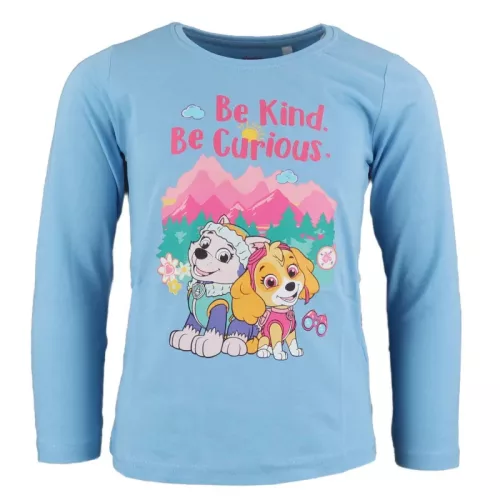 Mancs Őrjárat Be Kind Blue gyerek hosszú póló, felső 5 év / 110 cm