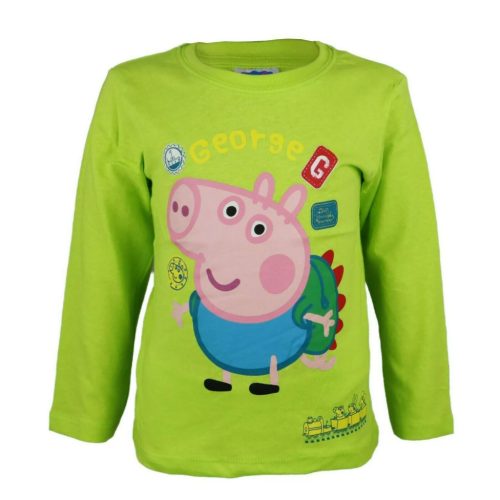 Peppa malac George Travel gyerek hosszú póló, felső 92 cm