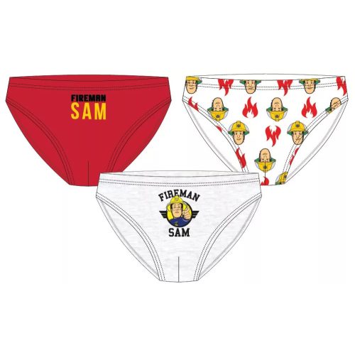 Sam a tűzoltó Flame gyerek fehérnemű, alsó 3 darab/csomag 3 - 4 év / 98 - 104 cm
