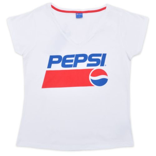 Pepsi White női rövid póló, felső S