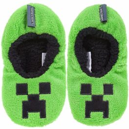 Minecraft Creeper gyerek téli papucs 35/36