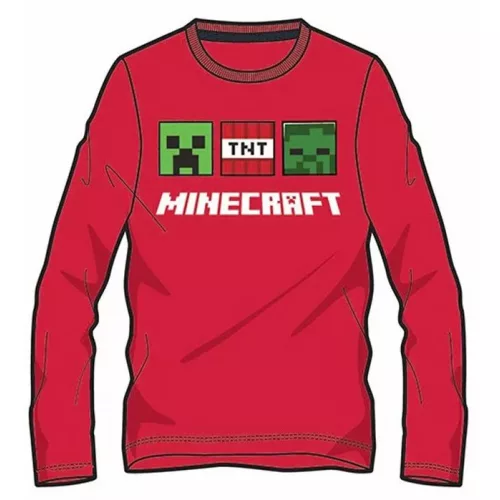 Minecraft gyerek hosszú ujjú póló, felső 6 év
