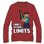 Minecraft Without Limits gyerek hosszú ujjú póló, felső 8 év / 128 cm