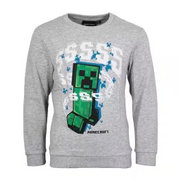 Minecraft Grey gyerek pulóver 8 év / 128 cm