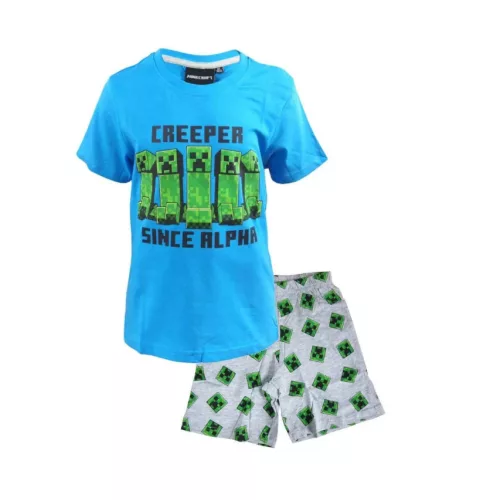 Minecraft Alpha gyerek rövid pizsama 9 év / 134 cm