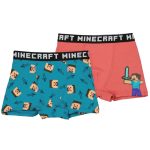 Minecraft Red gyerek boxeralsó 2 darab/csomag 8 év / 128 cm