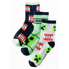 Minecraft Boom gyerek zokni 31/34