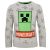 Minecraft Grey gyerek kötött pulóver 9 év / 134 cm