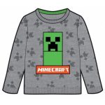 Minecraft Grey gyerek kötött pulóver 9 év / 134 cm