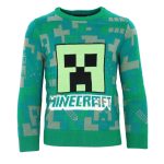 Minecraft Green gyerek kötött pulóver 6 év / 116 cm