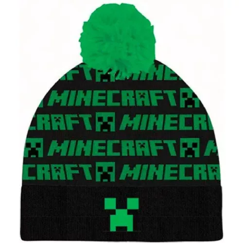 Minecraft Black gyerek sapka 56 cm
