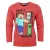 Minecraft Create Red gyerek hosszú ujjú póló, felső 6 év / 116 cm