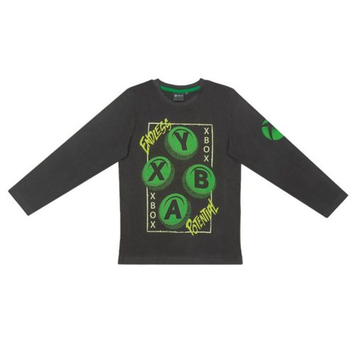 Xbox Endless Black gyerek hosszú ujjú póló, felső 10 év / 140 cm