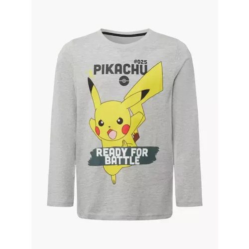 Pokémon Battle gyerek hosszú ujjú póló, felső 12 év 