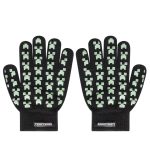 Minecraft Creeper Black gyerek kesztyű