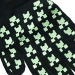 Minecraft Creeper Black gyerek kesztyű