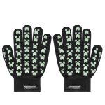 Minecraft Creeper Black gyerek kesztyű