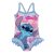 Disney Lilo és Stitch, A csillagkutya Bliss Blue gyerek fürdőruha, úszó 7/8 év