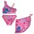 Disney Lilo és Stitch, A csillagkutya Tropic Pink gyerek bikini és sarong szett 4/5 év