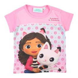   Gabi babaháza Pandy  Light Pink gyerek rövid póló, felső 2 év / 92 cm
