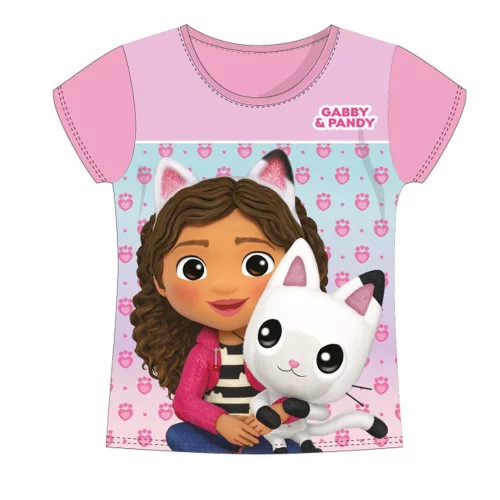  Gabi babaháza Pandy Light Pink gyerek rövid póló, felső 5 év 