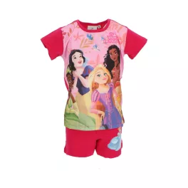   Disney Hercegnők Friendship Pink gyerek rövid pizsama 2 év / 92 cm