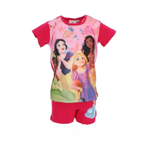 Disney Hercegnők Friendship Pink gyerek rövid pizsama 4 év / 104 cm