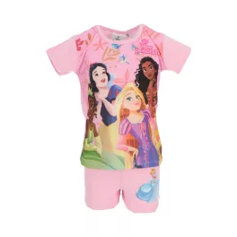   Disney Hercegnők Friendship Light Pink gyerek rövid pizsama 4 év / 104 cm