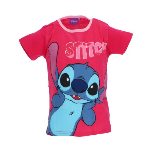 Disney Lilo és Stitch, A csillagkutya Surprised Pink gyerek rövid póló, felső 4 év / 104  cm