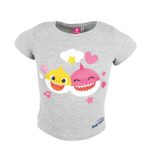 Baby Shark Fun Grey gyerek rövid póló, felső 2 év / 92 cm