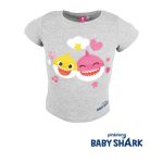 Baby Shark Fun Grey gyerek rövid póló, felső 2 év / 92 cm