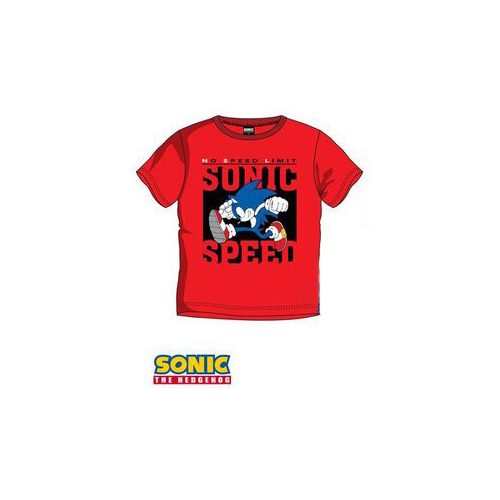 Sonic, a sündisznó gyerek rövid póló, felső 3 év