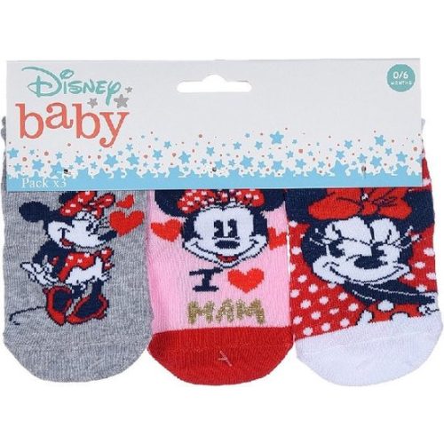 Disney Minnie Love Mam baba zokni 0/6 hó