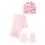 Hello Kitty Bow Pink gyerek sapka + sál + kesztyű szett 54 cm