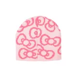 Hello Kitty Bow Pink gyerek sapka + sál + kesztyű szett 54 cm