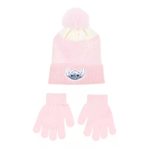 Disney Lilo és Stitch, A csillagkutya Ombre Pink gyerek sapka + kesztyű szett 52 cm