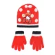 Hello Kitty Cute Dots Red gyerek sapka + kesztyű szett 54 cm