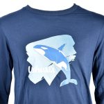 Ushuaia Whale, Bálna férfi otthoni póló L