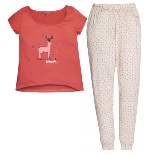 Ushuaia Szarvas Peach női pizsama XXL