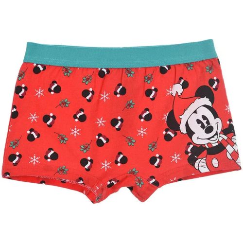 Disney Mickey Red Karácsonyi gyerek boxeralsó 2 - 3 év / 92 - 98 cm