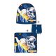 Jurassic World Attack Dark Blue gyerek sapka + snood + kesztyű szett 52 cm