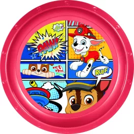 Mancs Őrjárat Comic műanyag lapostányér