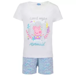   Peppa malac Good Night Mermaid gyerek rövid pizsama 6 év / 116 cm