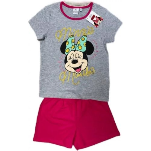 Disney Minnie Laugh Grey gyerek rövid pizsama 7 év / 122 cm