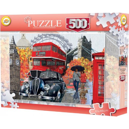 Városok (London) Autumn walk puzzle 500 db-os