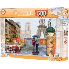 Városok (Párizs) City center puzzle 500 db-os